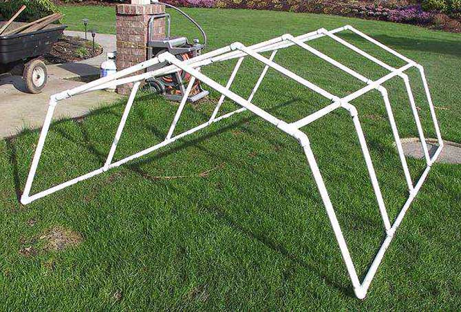 Парник из труб ПВХ